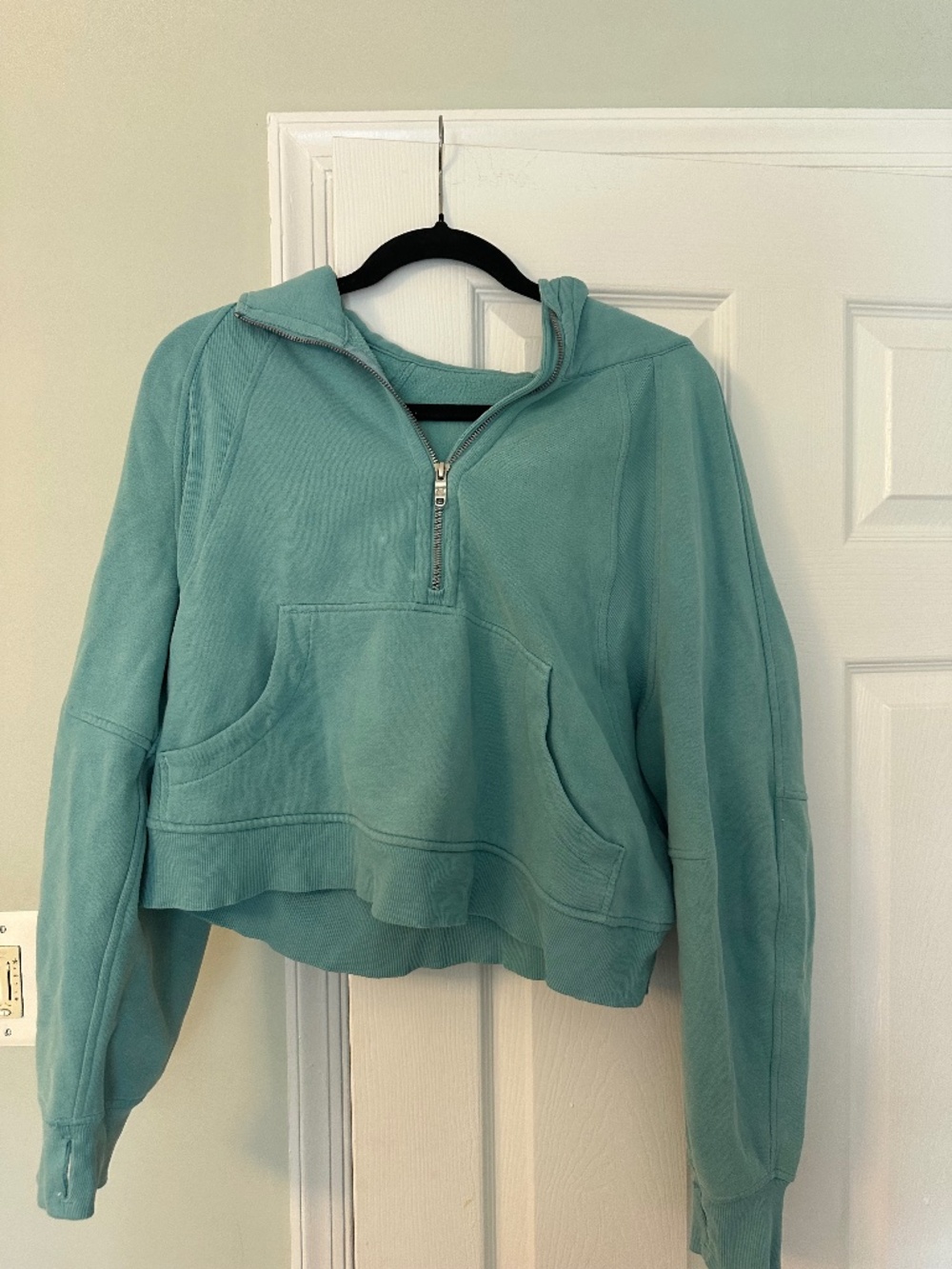Lululemon Teal 1/2 Zip Scuba
